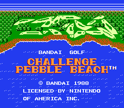 Bandai Golf - Challenge Pebble Beach (U) [!]-video